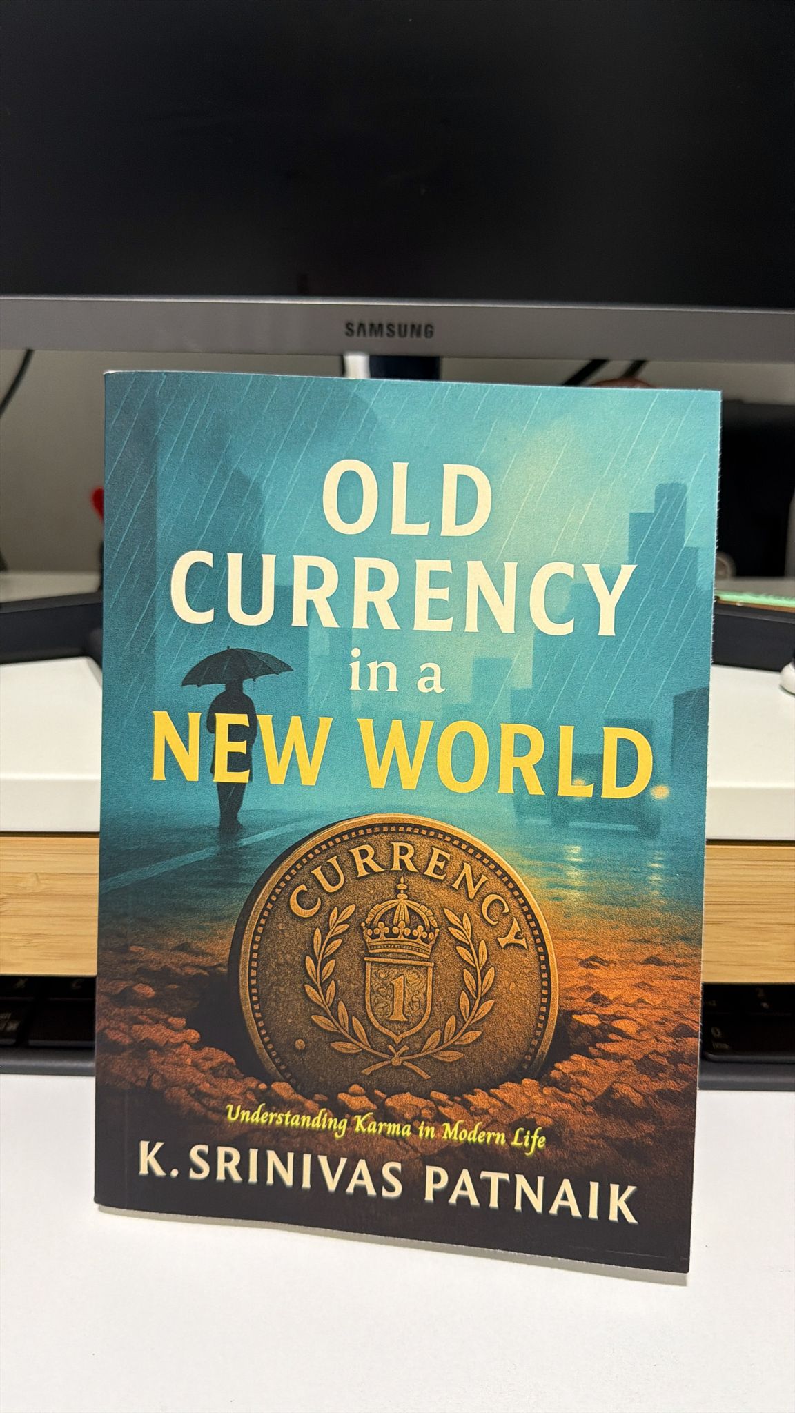 First paperback copy of Old Currency in a New World delivered in Singapore